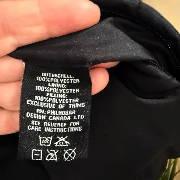 Women's reversible vest puffer and faux fur black size L - Picture 8 of 10